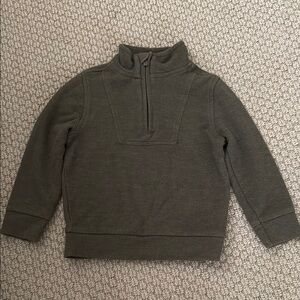 Old Navy Green Sweater with Quarter-Zip Pullover and High Collar